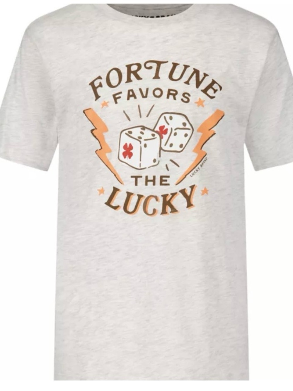 Lucky Brand Kids Fortune Favors the Lucky Graphic Tee (S/8)